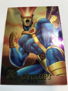 CYCLOPS #5 card : 1995 Fleer Ultra X-men Chromium; NM/M, base, Kubert art