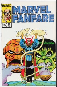 Marvel Fanfare #21 (1985) The Thing