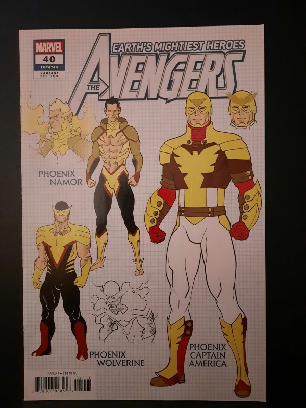 Avengers #40 Phoenix design variant