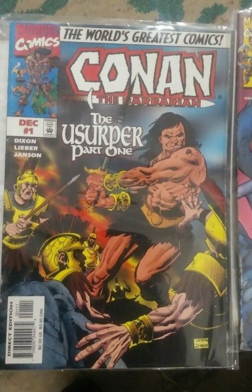 CONAN - THE USURPER PT 1  # 1 1997 MARVEL CHUCK DIXON THE BARBARIAN