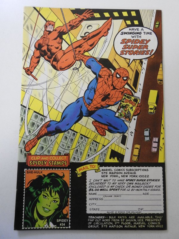 Spidey Super Stories #50 (1981) VF Condition!