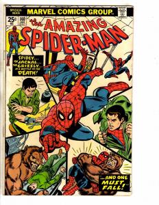 Amazing Spider-Man # 140 FN Marvel Comic Book Goblin MJ Vulture Gwen J272
