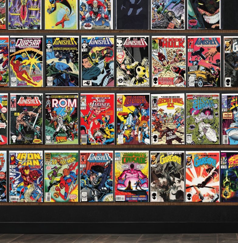 Huge Lot 150+ Comics with Silver Surfer, The Punisher, Solo Avengers & More!