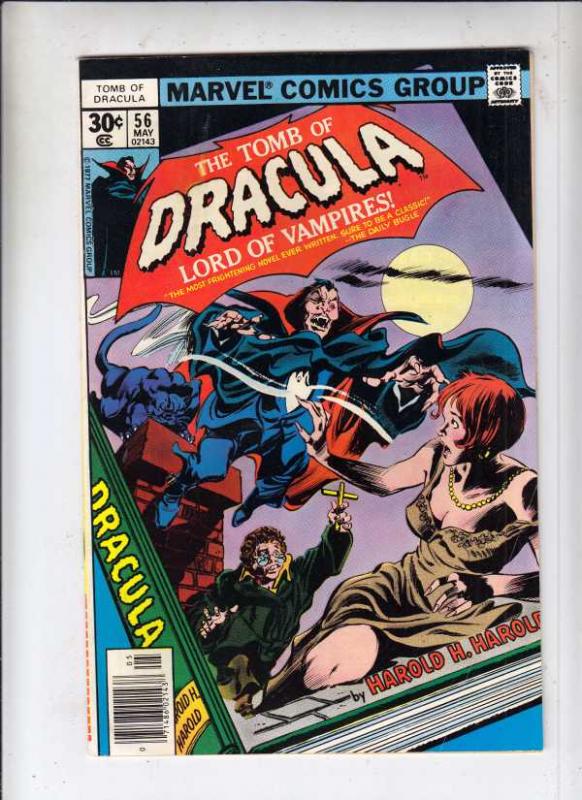 Tomb of Dracula #56 (May-77) FN Mid-Grade Dracula