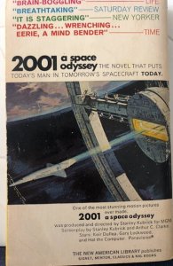 2001 a space Odyssey Clark movie paperback first printing 1968 classic