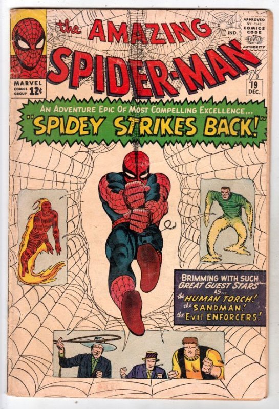 Amazing Spider-Man #19 (Dec-64) VG/FN+ Mid-Grade Spider-Man