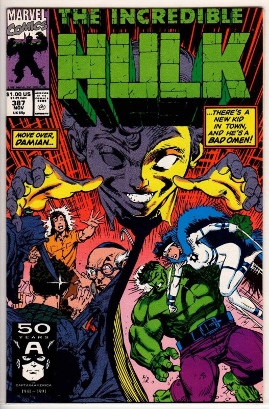 The Incredible Hulk #387 Direct Edition (1991) 9.2 NM-