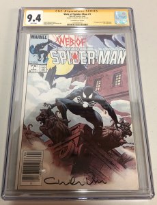 Web of Spider-Man (1984) # 1 (CGC SS 9.4) Signed Charles Vess • Canadian CPV