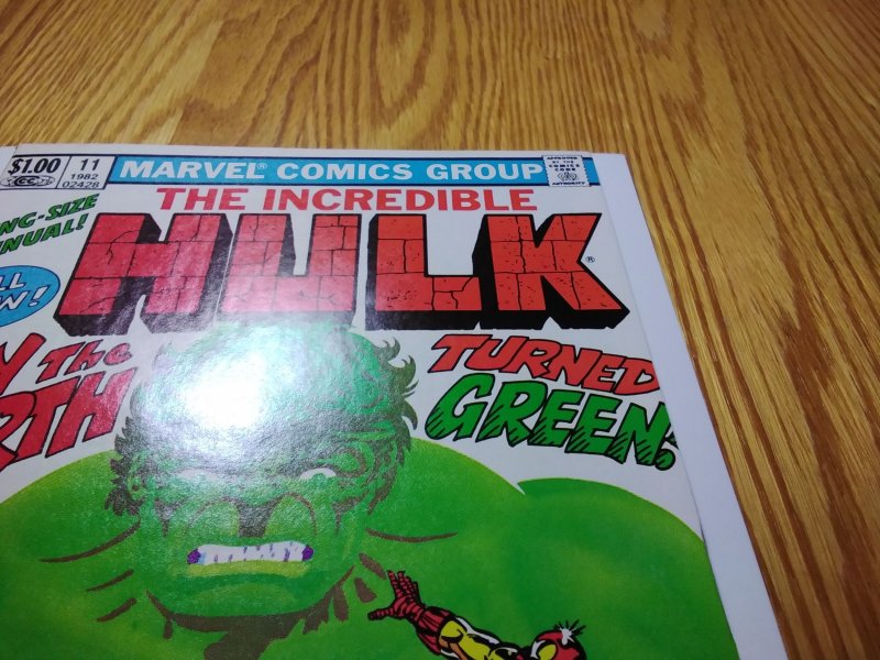 The Incredible Hulk Annual #11 Newsstand Edition (1982) Frank Miller key