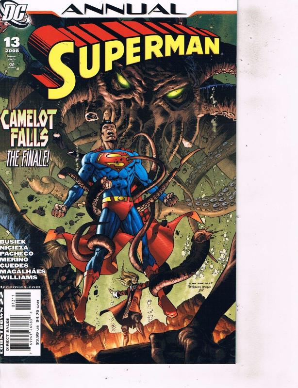 Lot Of 2 DC Comic Books Annual Superman #13 and #14 Batman Flash  LH6 