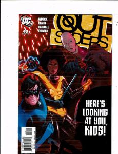 Lot Of 11 Outsiders DC Comic Books # 34 35 36 37 38 39 40 42 43 45 Annual 1 J244