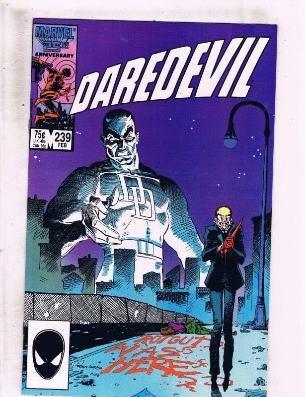 6 Daredevil Marvel Comic Books # 238 239 240 241 242 243 Bullseye Kingpin WT3