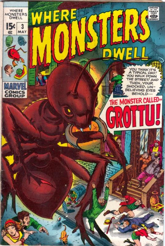 Where Monsters Dwell #3 (May-70) VF High-Grade Sporr