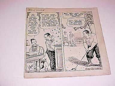 GOLF ORIGINAL STRIP ART 1940-ED DODD VG