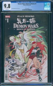 Peach Momoko Demon Wars Down In Flames #1 CGC 9.8 Cover A Marvel 2023