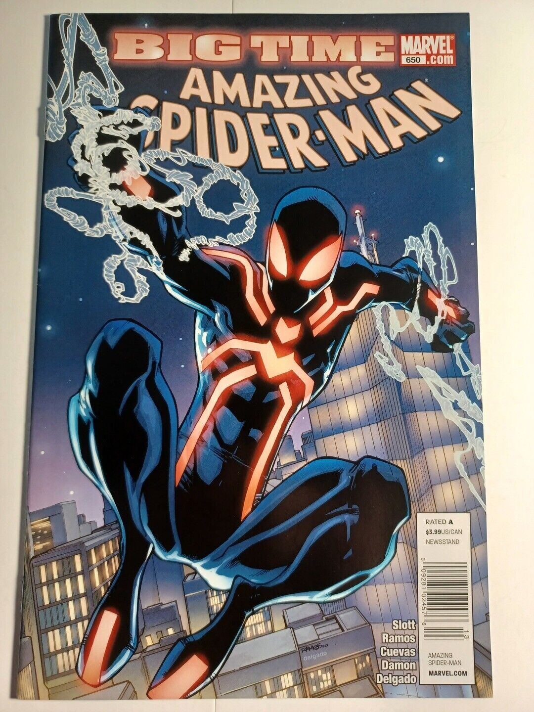 Amazing Spider-Man #650 1st Spidey Stealth Suit Marvel Comics c223