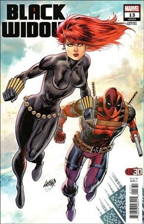 Black Widow (2020) 13-D Rob Liefeld Deadpool 30 Years Cover VF/NM