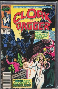The Mutant Misadventures of Cloak and Dagger #11 (1990) Cloak and Dagger