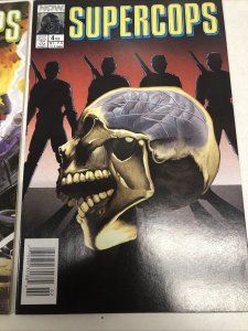 Supercops (1990) Set Issues # 1-4 Now Comics • (FN/VF) • Spectacular • Premiere