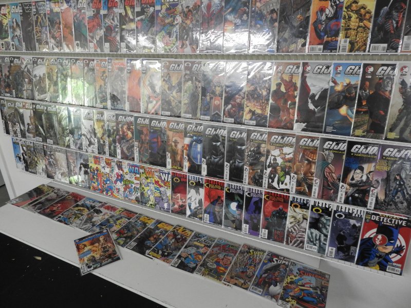 Huge Lot 130+ Comics W/ G.I. Joe, Wonder Woman, Ghost Spider, +More! Avg VF+