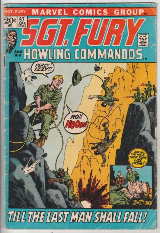 Sgt. Fury and His Howling Commandos #97 (Apr-72) VG Affordable-Grade Sgt. Fur...