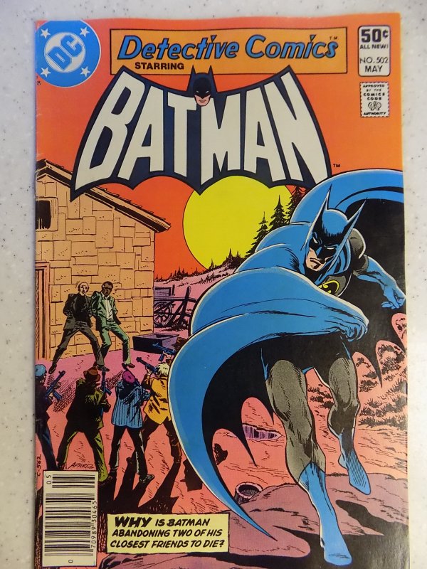 DETECTIVE COMICS # 502 DC BRONZE BATMAN ACTION ADVENTURE