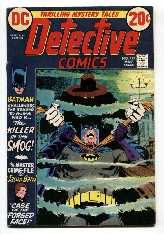 DETECTIVE COMICS #433 comic book 1972 BATMAN-Jason Bard