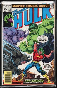 The Incredible Hulk #218 (1977) Hulk