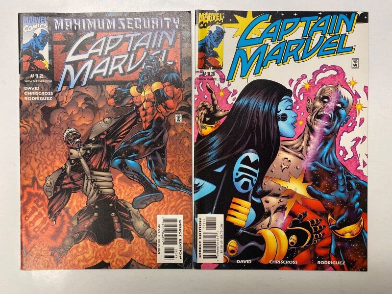 3 Captain Marvel MARVEL comic books #12 13 15 74 KM7