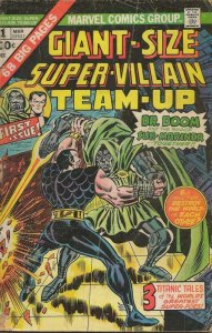 Giant Size Super Villain Team Up #1 1975 Marvel Comics Sub Mariner Dr Doom