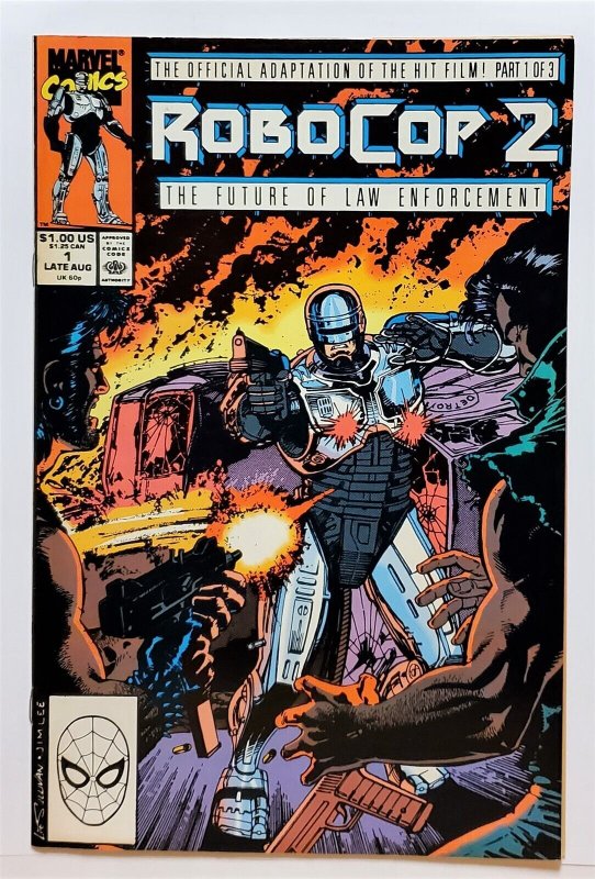 Robocop 2 #1 (Aug 1990, Marvel) VF+ 