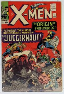 The X-Men #12 (1965) Apparent VG see description