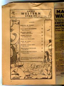 Spicy Western Pulp January 1937- coverless bargain copy