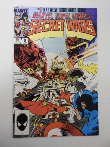 Marvel Super Heroes Secret Wars #9 (1985) VF+ Condition!