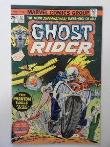 Ghost Rider #12 (1975) VG Condition