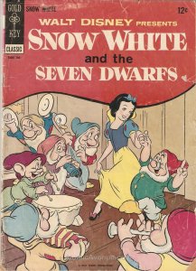 Snow White and the Seven Dwarfs (Gold Key) #1 (4th) POOR ; Gold Key | low grade 