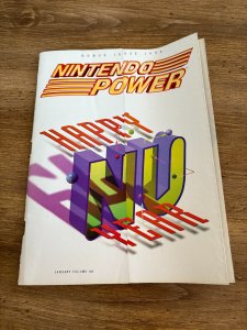 Nintendo Power Magazine # 80 January 1996 New Year N64 Cover 2 J399
