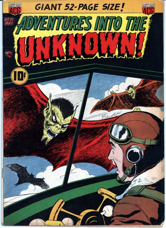 Adventures into the Unknown #31 (1952) PRE-CODE HORROR