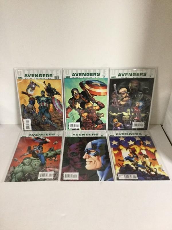 Ultimate Avengers Vol 1 2 3 Complete Lot Set Run Nm Near Mint