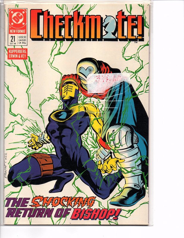 DC Comics Checkmate! #12 & 21 (1988) Invasion