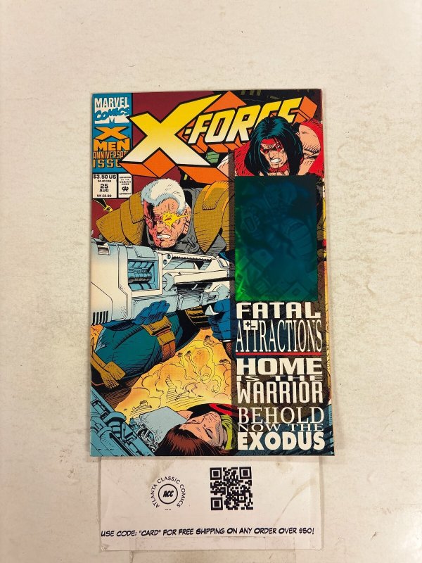 X-Force #25 NM Marvel Comic Books Cable Warpath Boom-Boom Cannonball 19 HH112