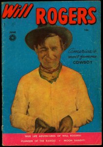 Will Rogers #5 1950- Fox Western- Photo cover- VG+