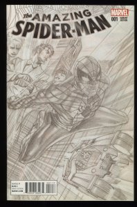 Amazing Spider-Man (2015) #1 NM- 9.2 Alex Ross Sketch Variant