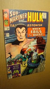 TALES TO ASTONISH 74 *NICE* HULK SUB-MARINER VS DEATH OF LEADER WATCHER 1966