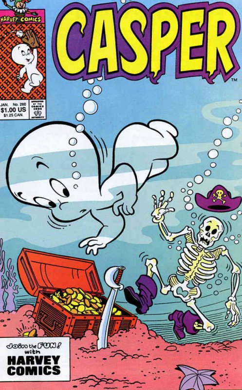 THE FRIENDLY GHOST CASPER #39 HARVEY COMICS 1961 SILVER AGE