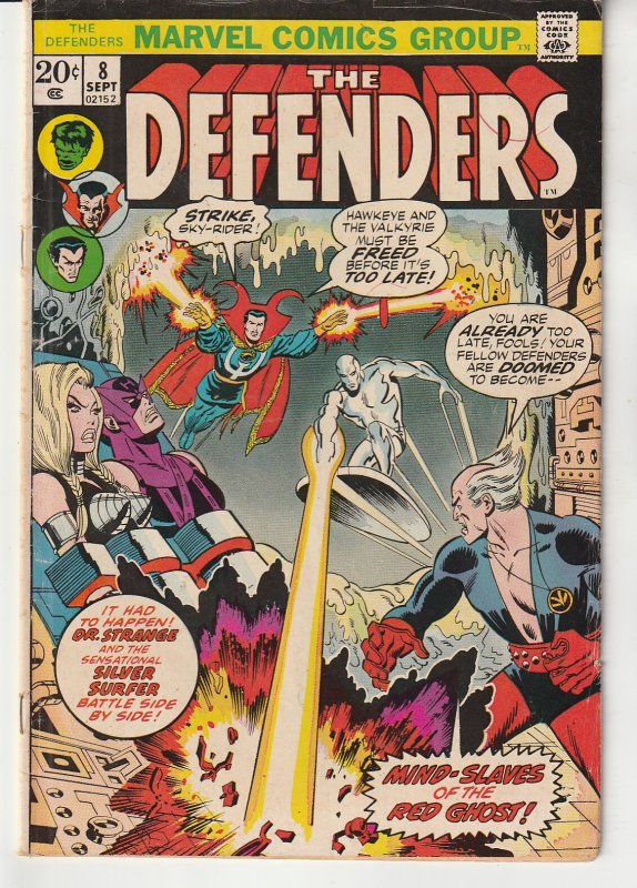 Defenders(vol. 1) # 8 At the Mercy of the Red Ghost !