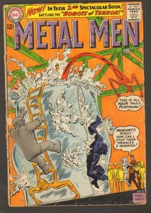 Metal Men #2- Battling Robots of Terror!- 1963 (Grade 3.0) WH
