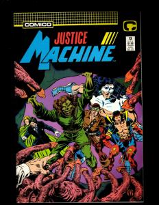Lot of 11 Comics Justice Machine #9 13 14 15 16 17 18 20, Elementals #1 2 3 JF20