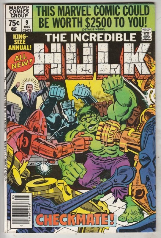 Incredible Hulk King Size Annual #9 (May-70) NM- High-Grade Hulk