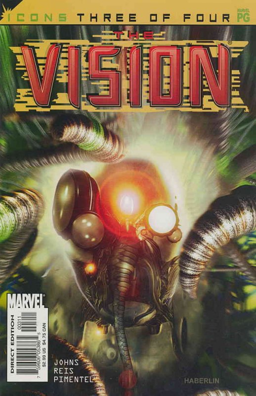 Avengers Icons: The Vision #3 VF/NM ; Marvel